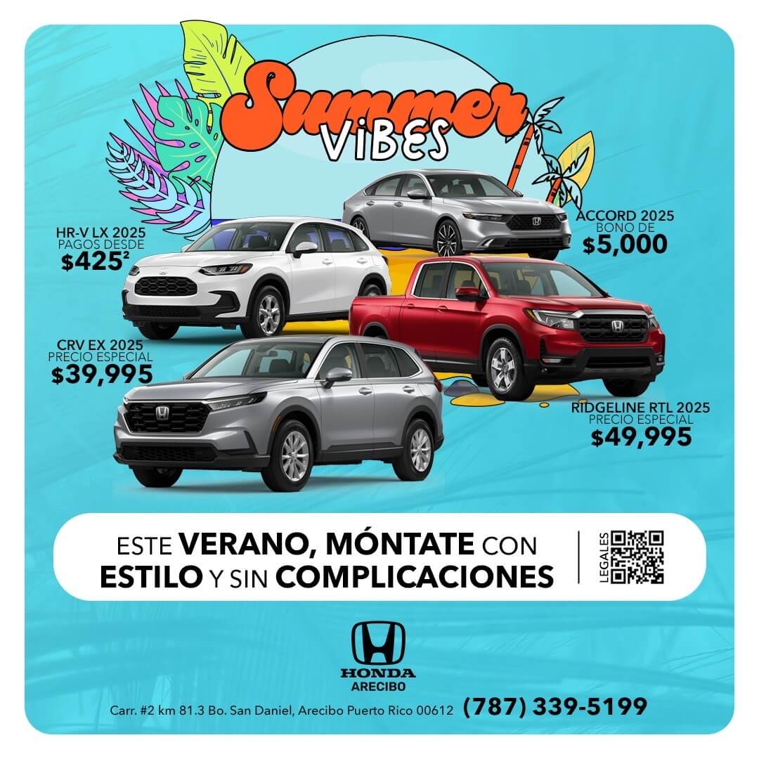Inventario Honda en Honda Arecibo